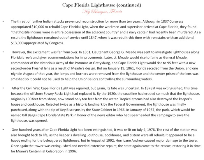 Cape Florida Miami, FL - Pt.2 capefloridamiamiflpt2.jpg